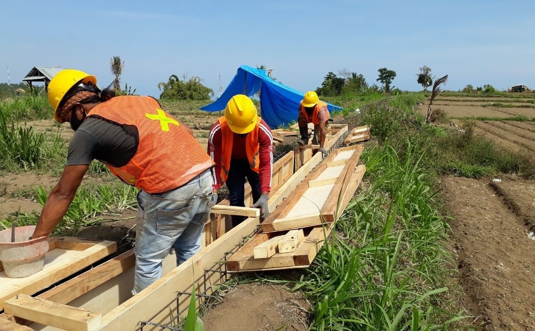 The Rebuilding of Agricultural Infrastructure in East Lombok