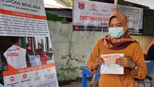 Cash and Voucher Assistance to Rebuild West Sulawesi Post Earthquake