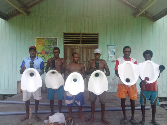 Free Latrine for People in Asmat