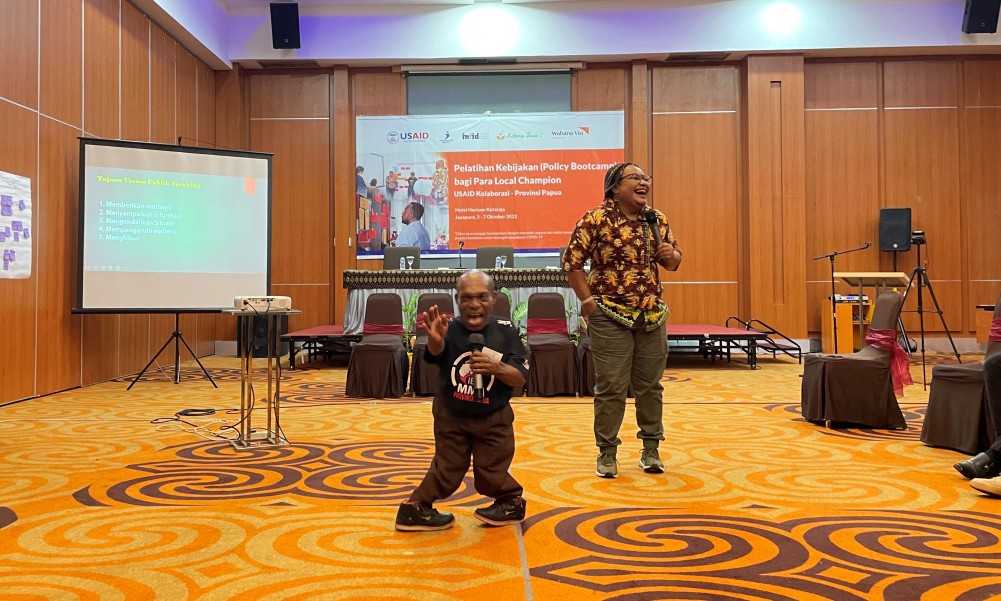 USAID Kolaborasi Ajak Local Champion Papua untuk Berlatih Menyuarakan Aspirasi 