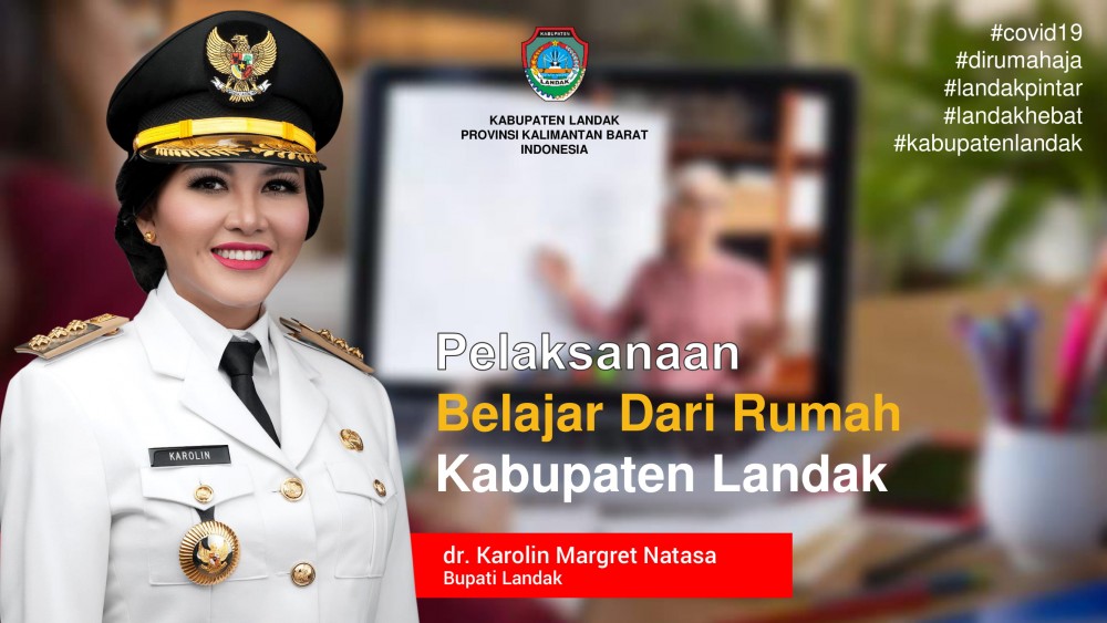 Webinar Pelaksanaan Belajar di Rumah Versi Kabupaten Landak