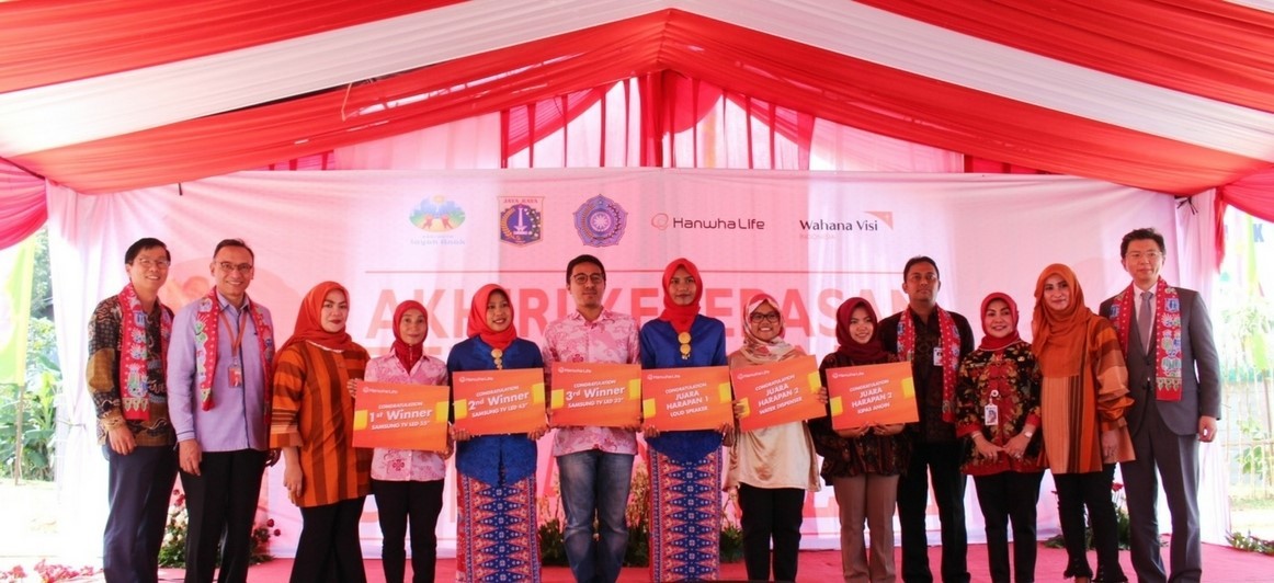 Hanwha Life Berikan Penghargaan Bagi 6 RPTRA Terbaik se-Jakarta Timur