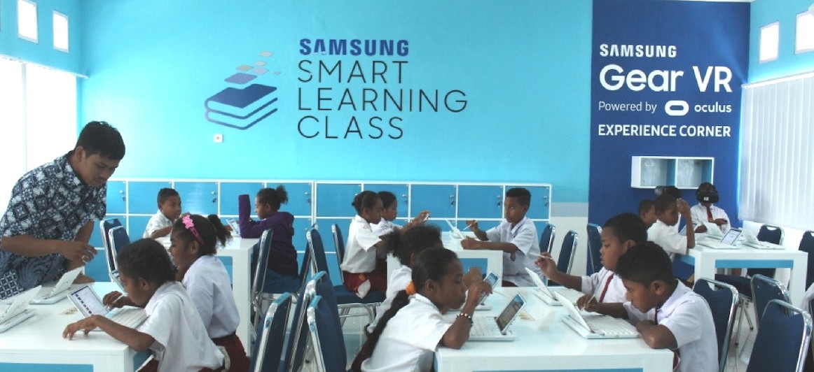 Samsung dan WVI Bangun Kelas Berbasis Teknologi Bagi Siswa Sekolah Dasar di Papua