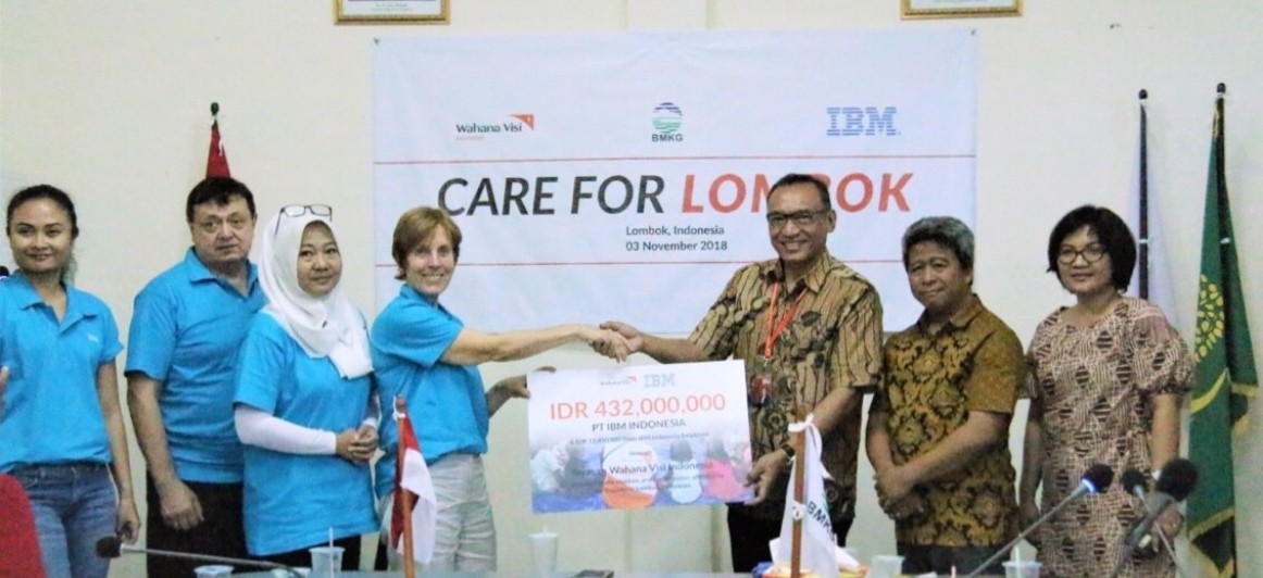 IBM Indonesia Supports the Psychosocial Recovery of Children in Lombok