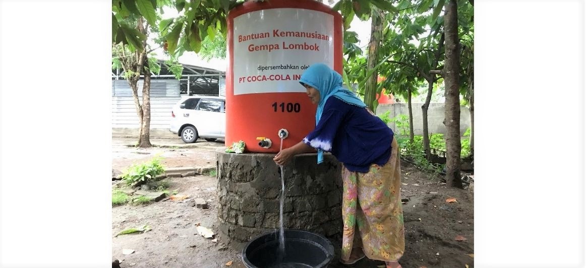 Water Tanks That Help People Needs in Lombok
