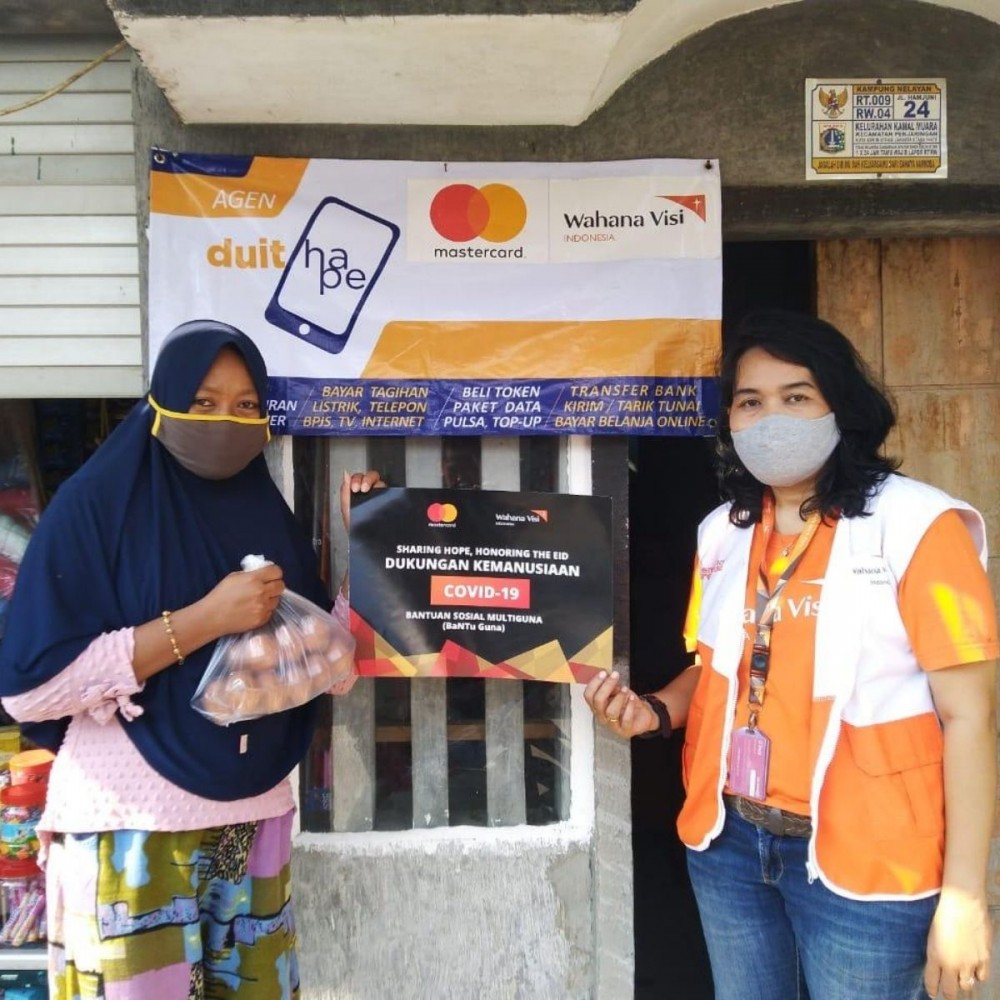 7,500 Families in DKI Jakarta Received Economic Support from Mastercard