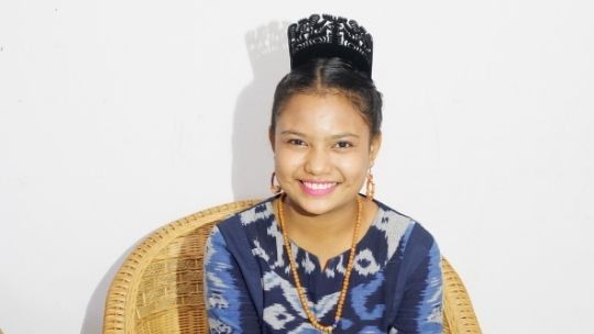 Child of East Sumba Speaks to UN Delegation