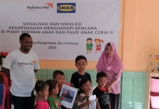 Pemerintah Kabupaten Lombok Utara Berikan Bangunan Permanen untuk Anak di Dusun Pengembuk 