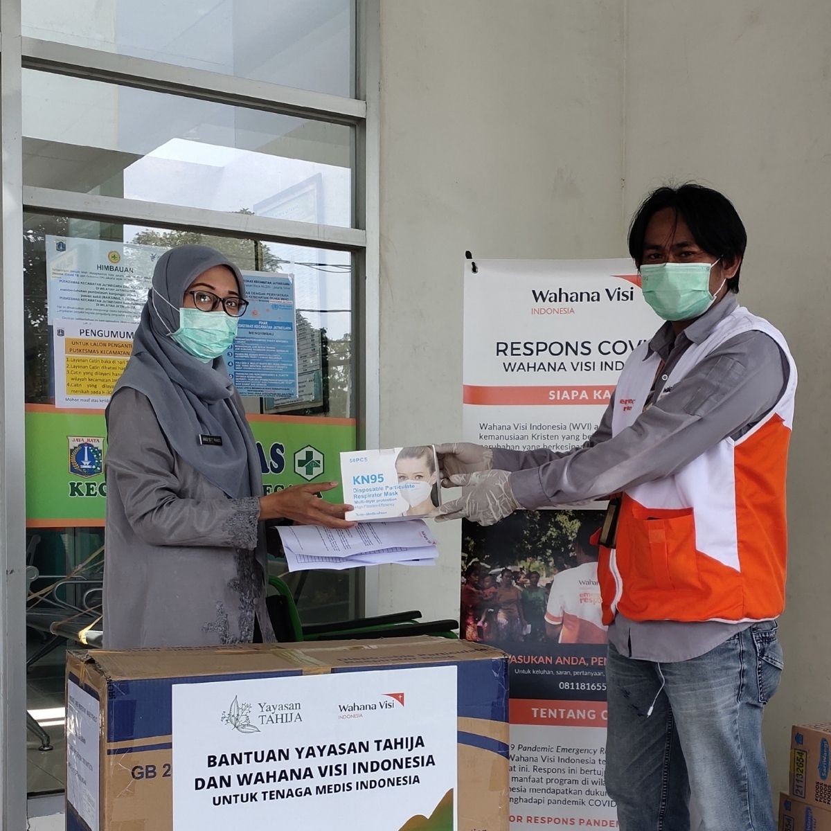 90.000 Masker dari Yayasan Tahija untuk Para Nakes di Indonesia