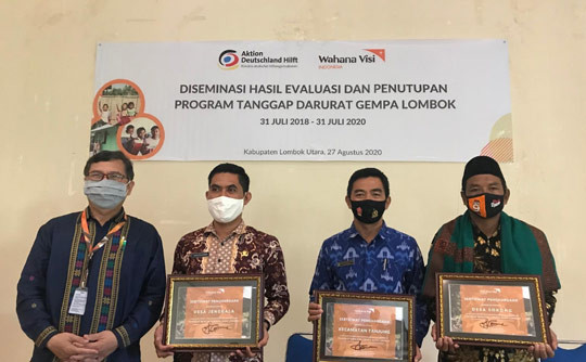 2 Tahun Berkarya, WVI Tutup Program di Kabupaten Lombok Utara