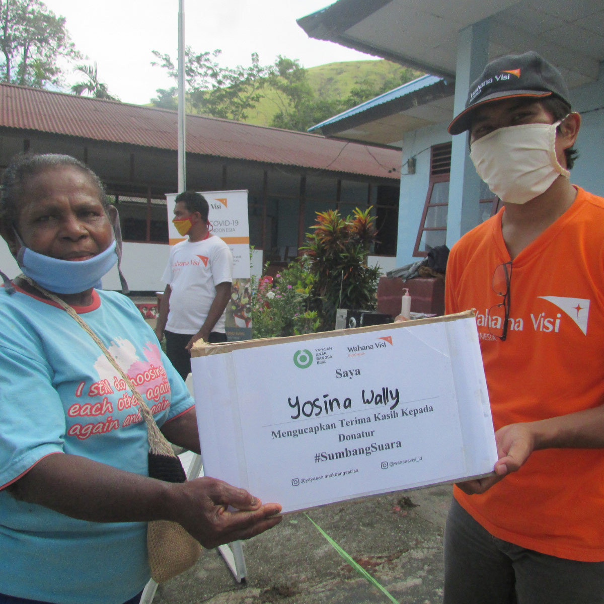 A Blessing from the Yayasan Anak Bangsa Bisa for Sereh Village