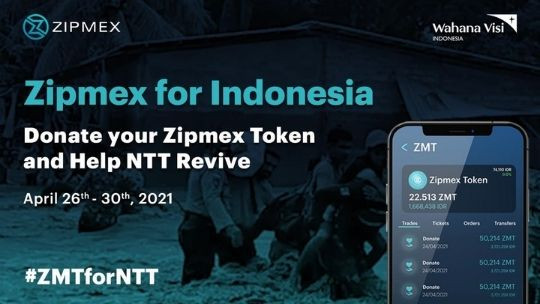 Bantu Terdampak Siklon Seroja NTT melalui Zipmex Indonesia 