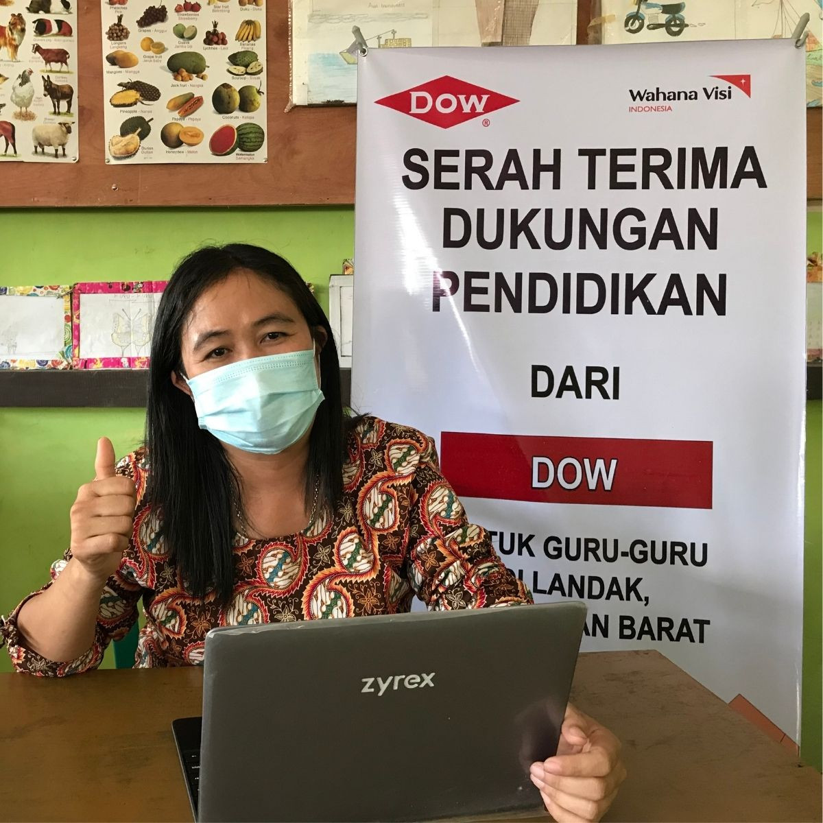 Supporting Education during the Pandemic, Dow Provides Educational Assistance in Jakarta and Landak