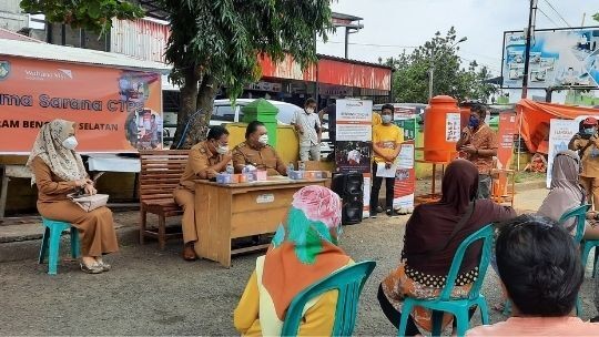 Supporting Health Protocol in South Bengkulu, WVI Distributes Handwashing Facilities