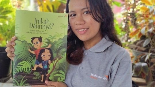Terima Manfaat Pelatihan, Wanita Ini Ciptakan Buku Cerita Anak