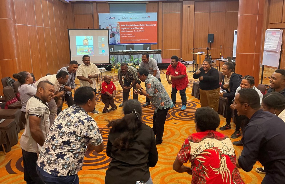 USAID Kolaborasi Ajak Local Champion Papua untuk Berlatih Menyuarakan Aspirasi 