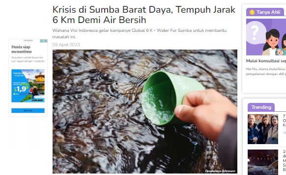 Krisis di Sumba Barat Daya, Tempuh Jarak 6 Km Demi Air Bersih