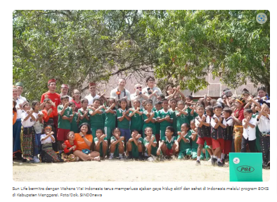 Sun Life Dorong Gaya Hidup Aktif bagi Puluhan Ribu Anak di Manggarai