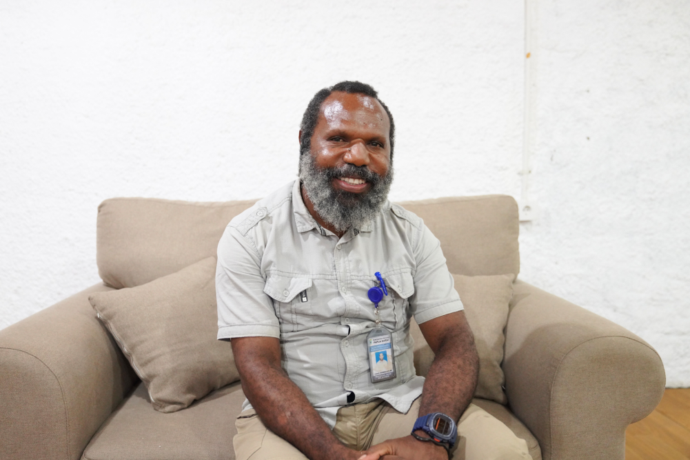 Legius Wanimbo (Mantan Anak Sponsor WVI dari Jayawijaya, Papua)