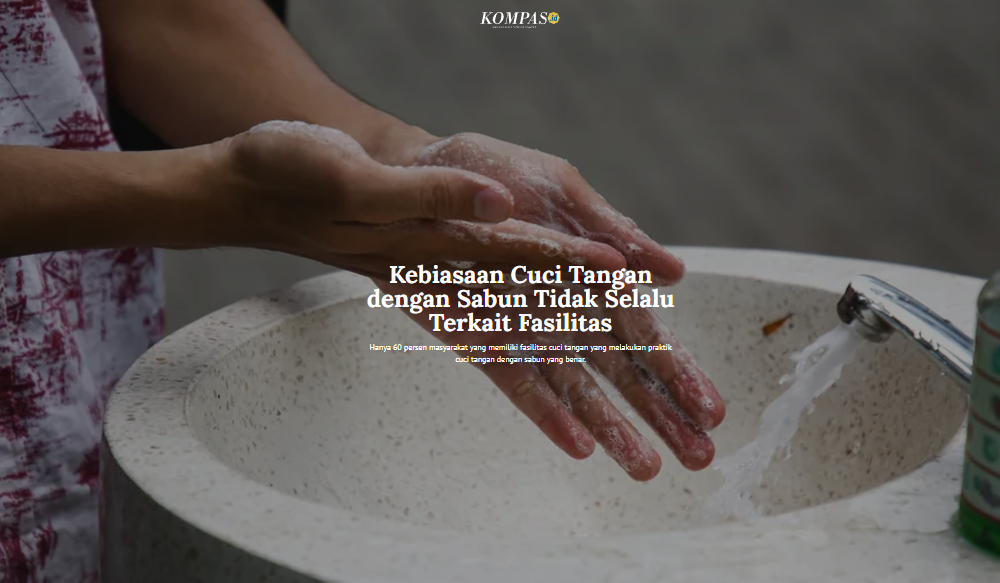 Kebiasaan Cuci Tangan dengan Sabun Tidak Selalu Terkait Fasilitas