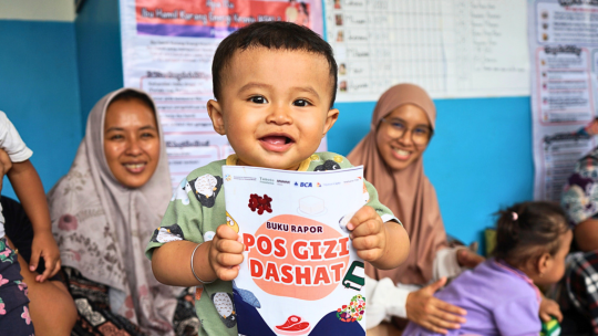 Kelas Makan Perbaiki Gizi Anak dan Ibu Hamil di Kabupaten Malang