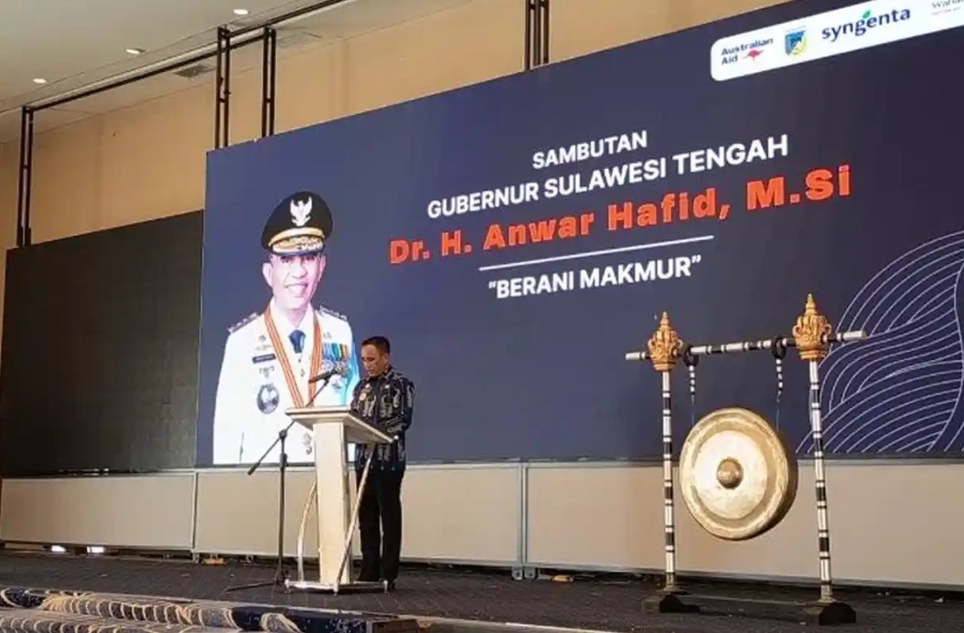 Anwar Hafid Buka Workshop WVI, Fokus pada Bisnis Lokal dan Pangan Berkelanjutan